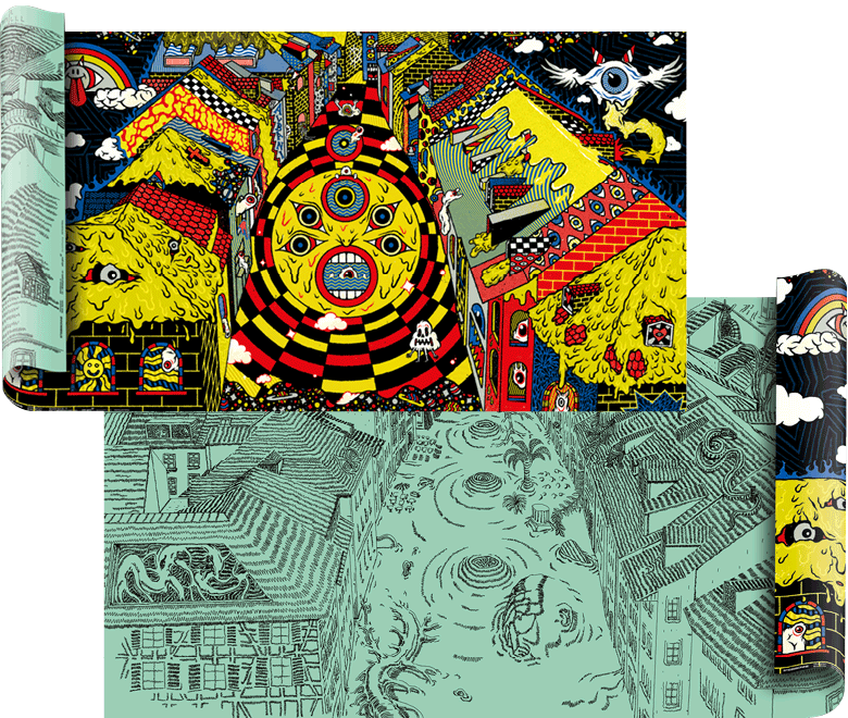 Poster Wonky Studio + Nora Hurtado